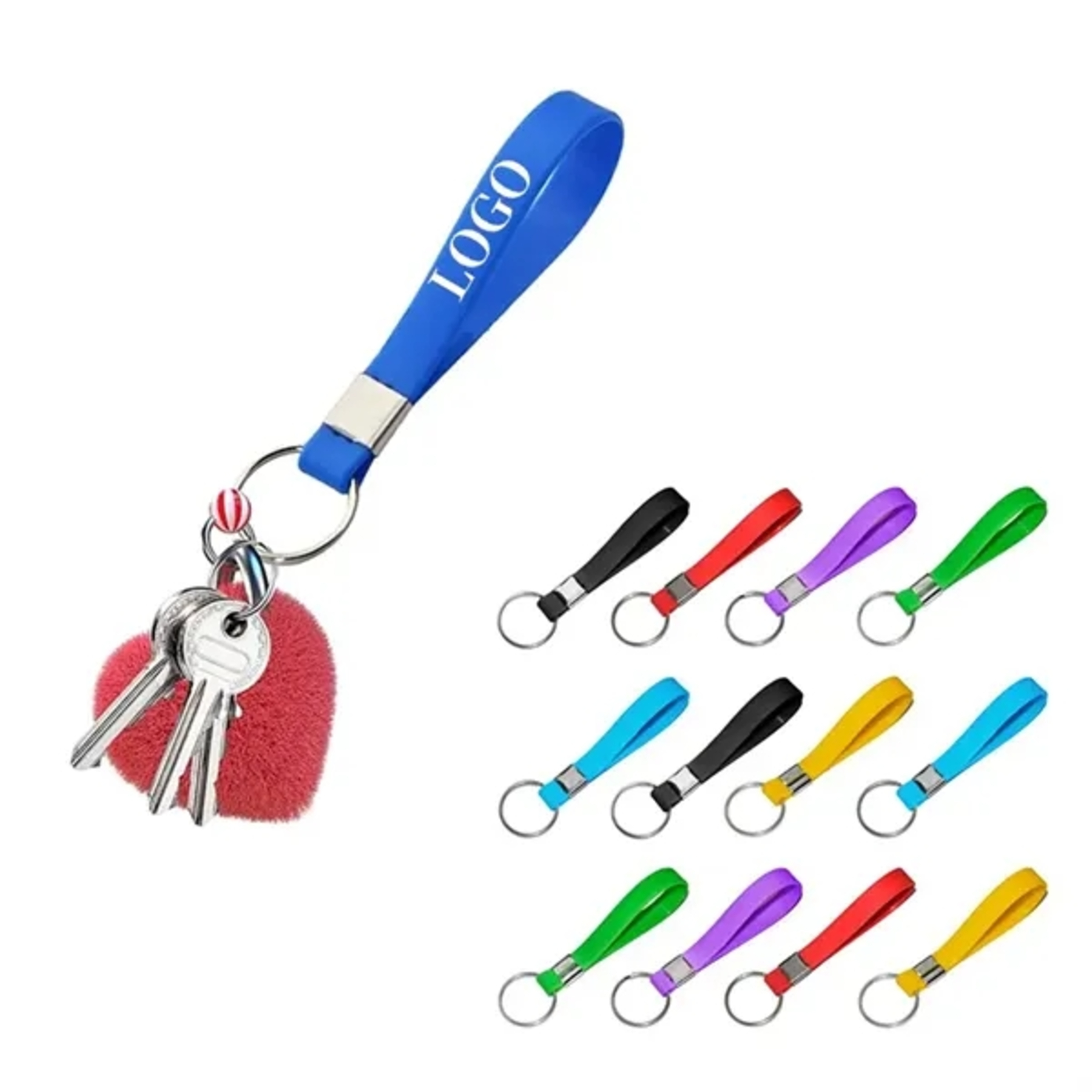 Silicone Key Ring
2