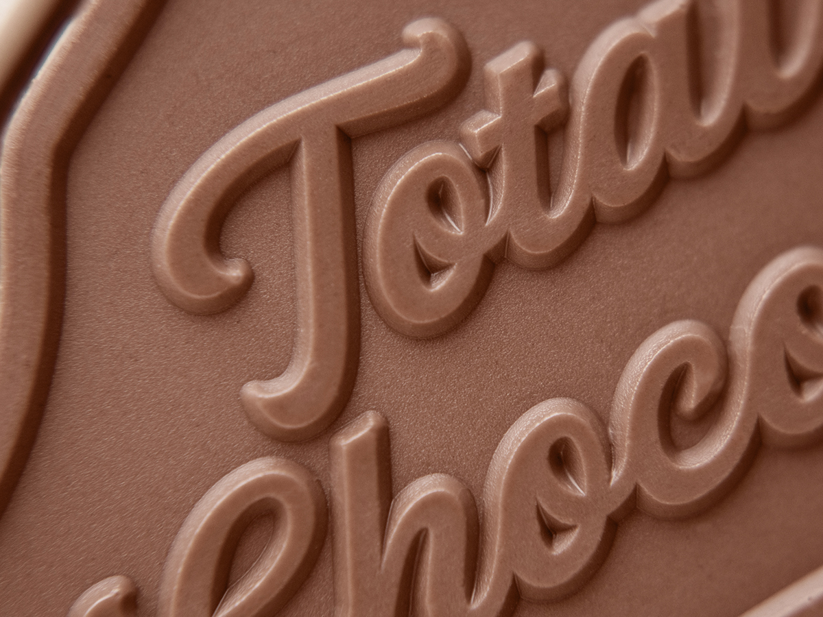 9"x5" Custom Decorated Chocolate Shape with Classic Custom Packaging 14