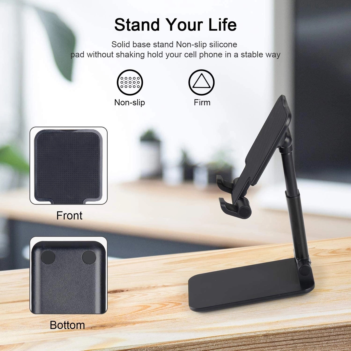 Adjustable Cell Phone Stand For Desk 6