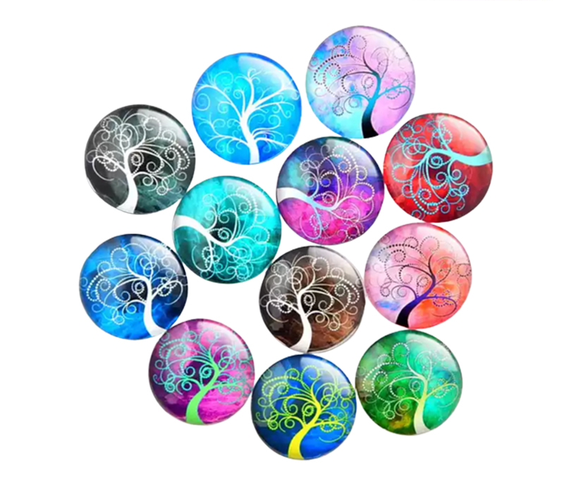 Customized Glass Fridge Magnet 2