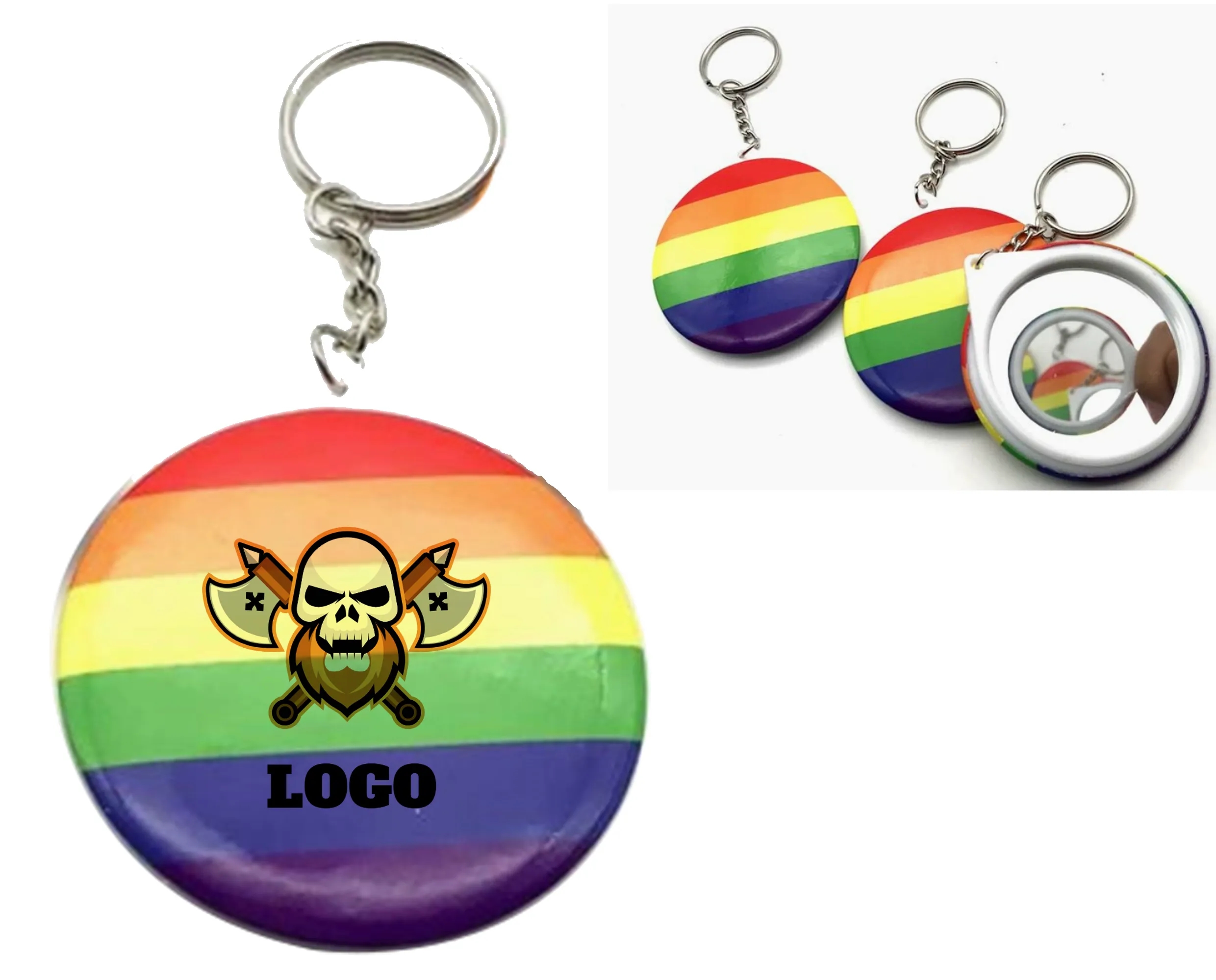 Pride Mirror Keychain 1