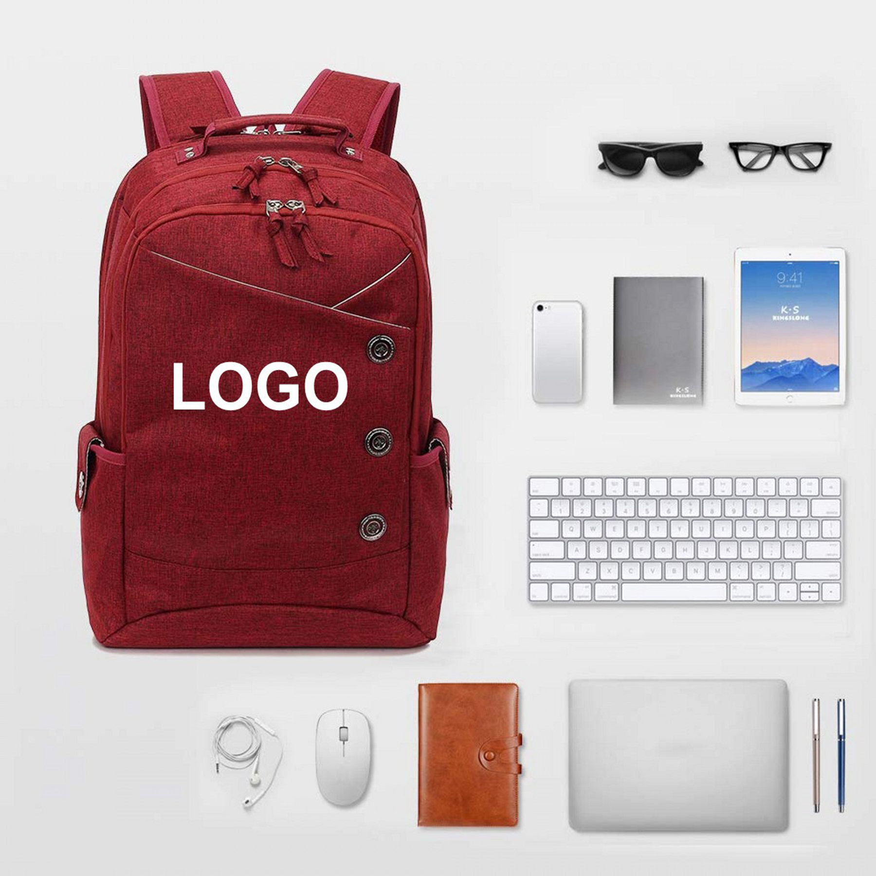 Water Resistant Travel Backpacks With Usb Charging 2