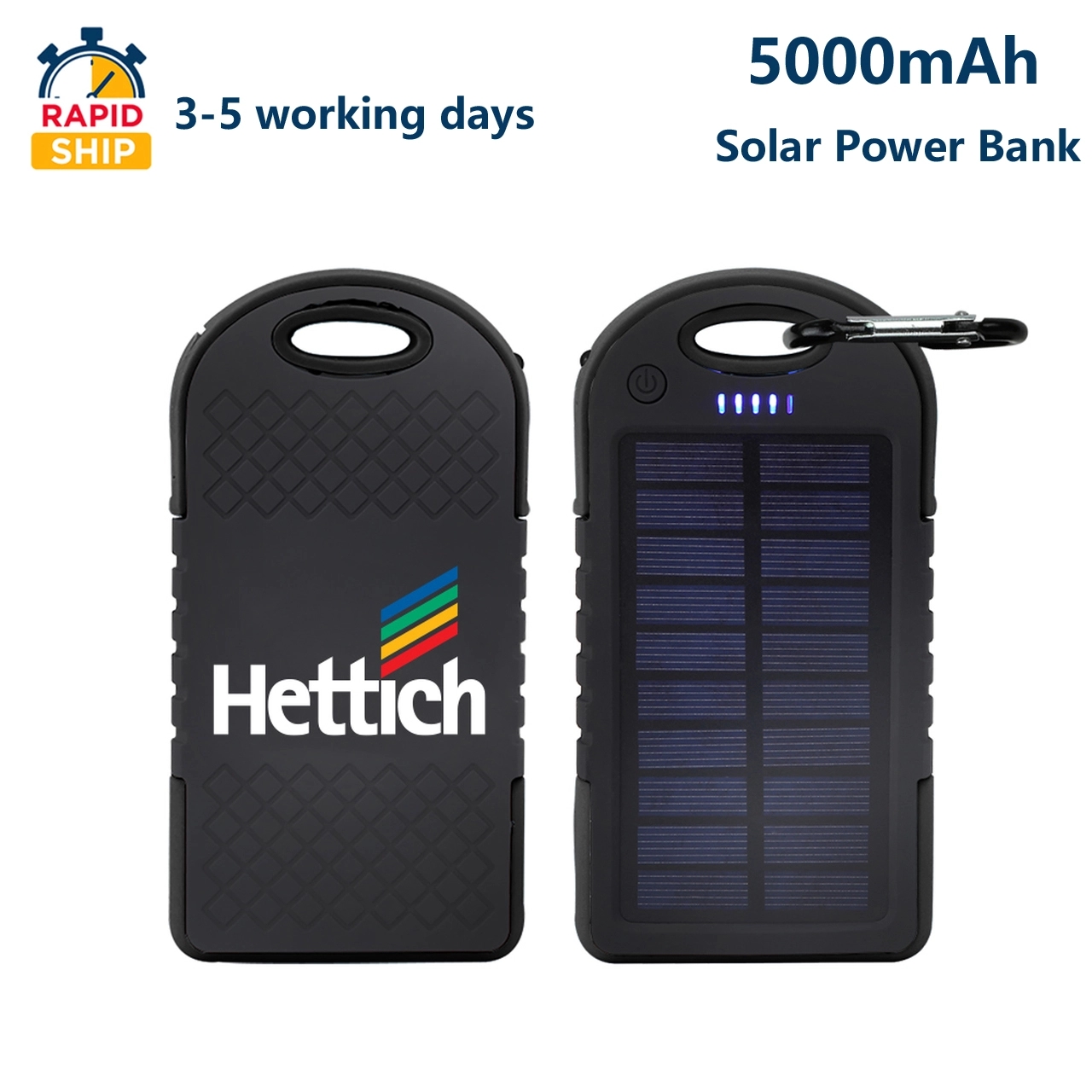 STOCK ! 5000mAh Outdoor Solar Power Bank 1