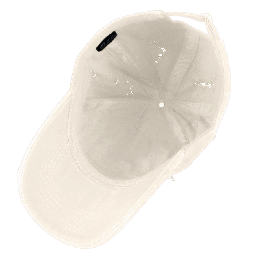 Stock Solid Color Ripped Cotton 6-Panel Baseball Cap 14