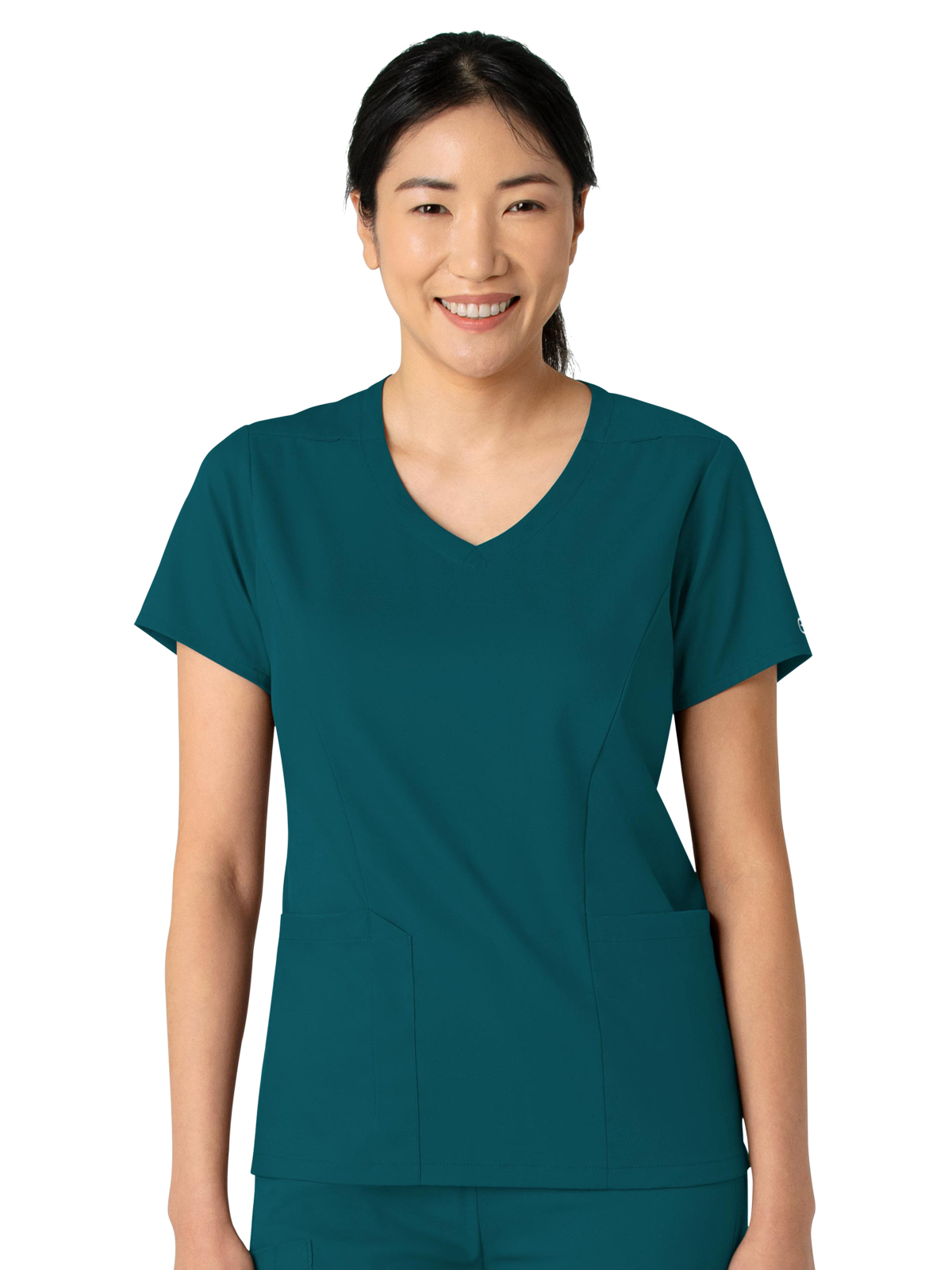 Boundless Women's 2-Pocket V-Neck Top