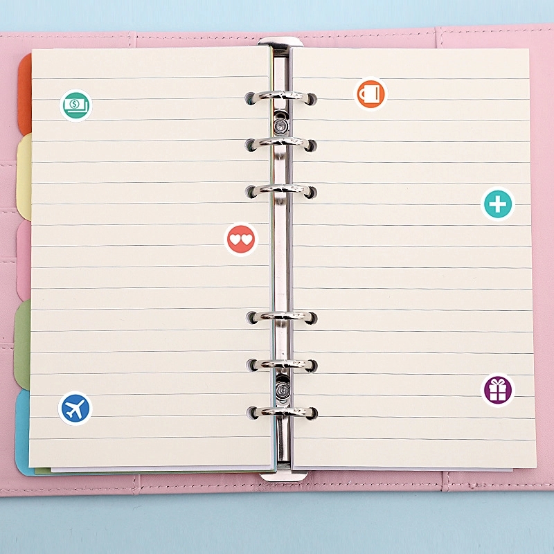 PU Leather A6 Budget Planner Binder Notebook 3