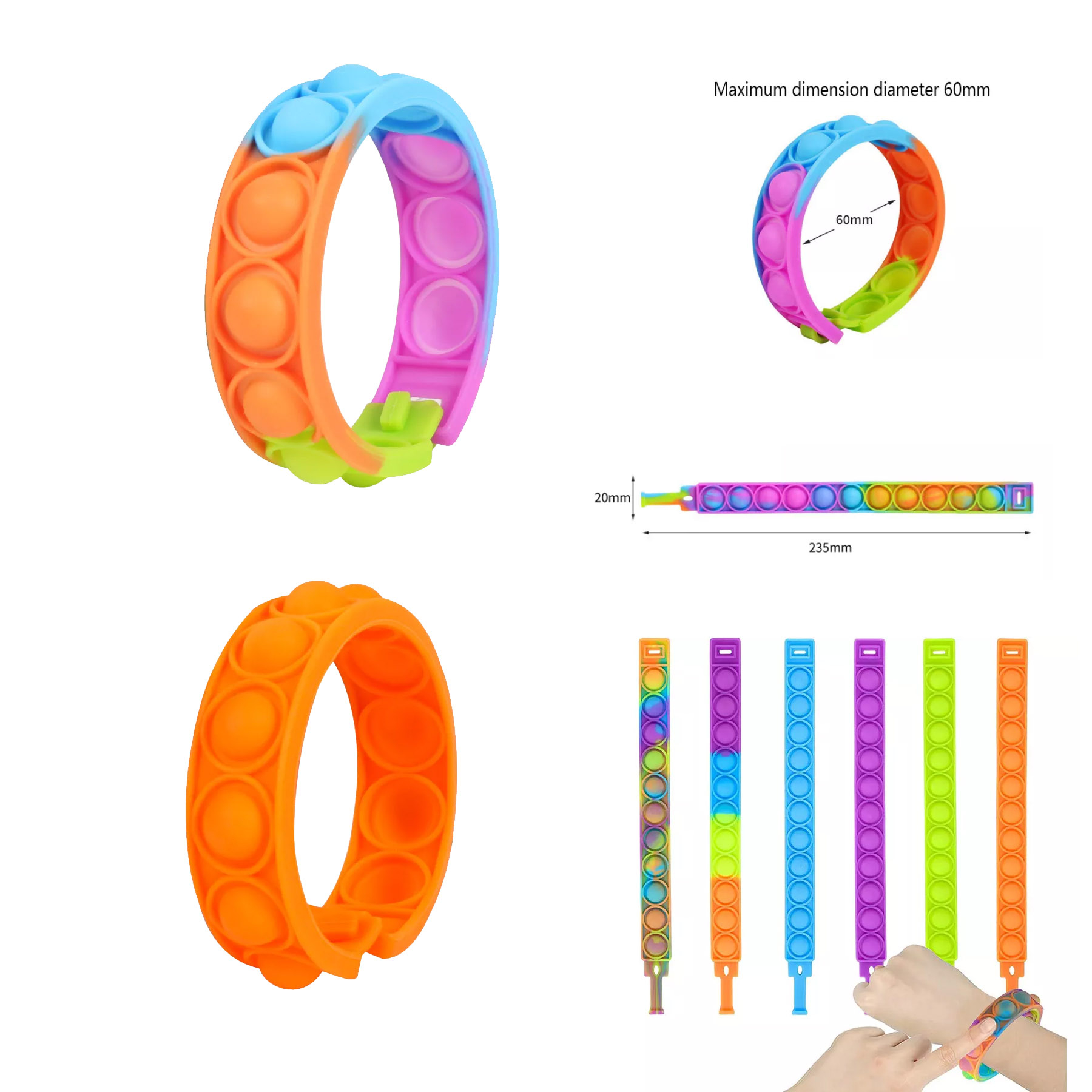 Acrylic Simple Transparent Illumination Bracelet 2