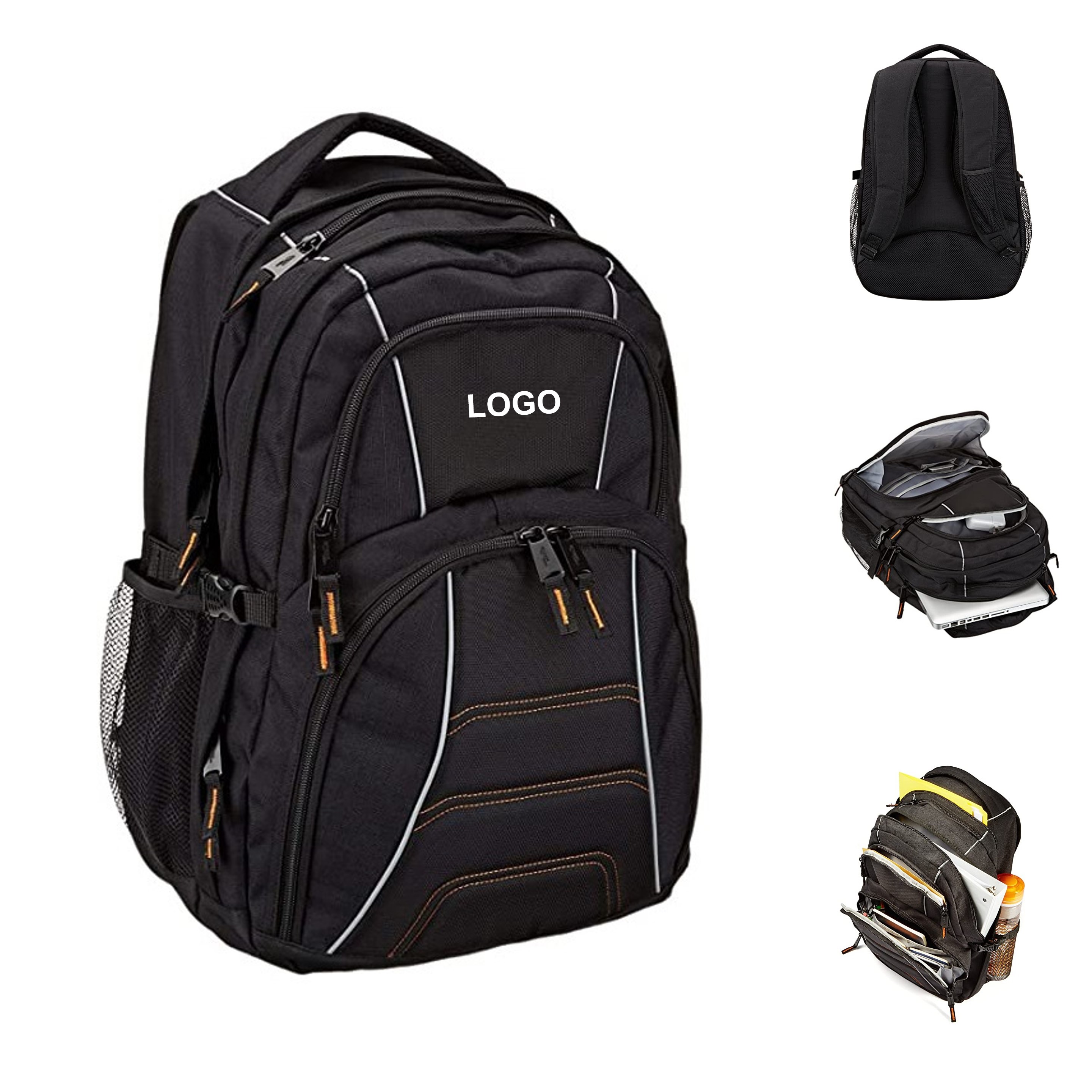Black Laptop Backpack (direct import) 3