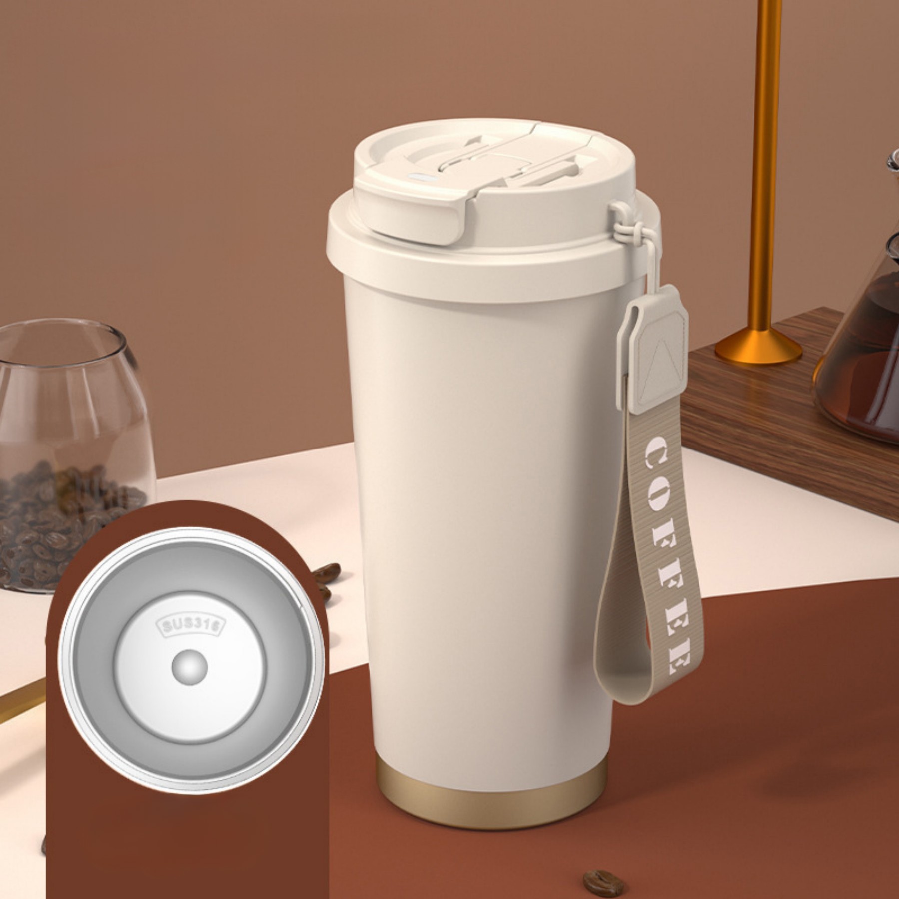 18Oz Vehicle-Mounted Gift Coffee Cup 3