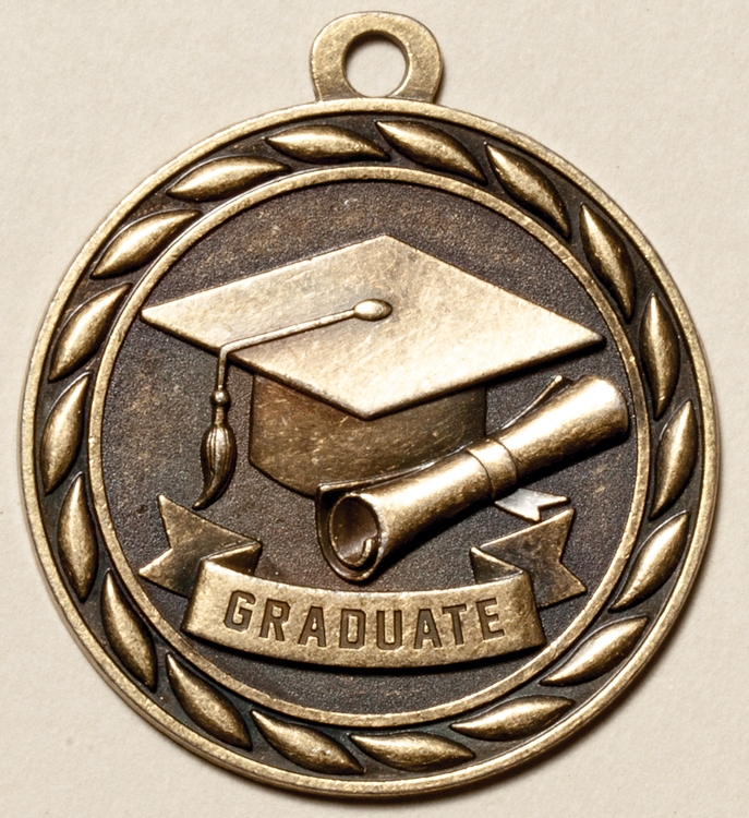 Graduate Medal, 2" 2