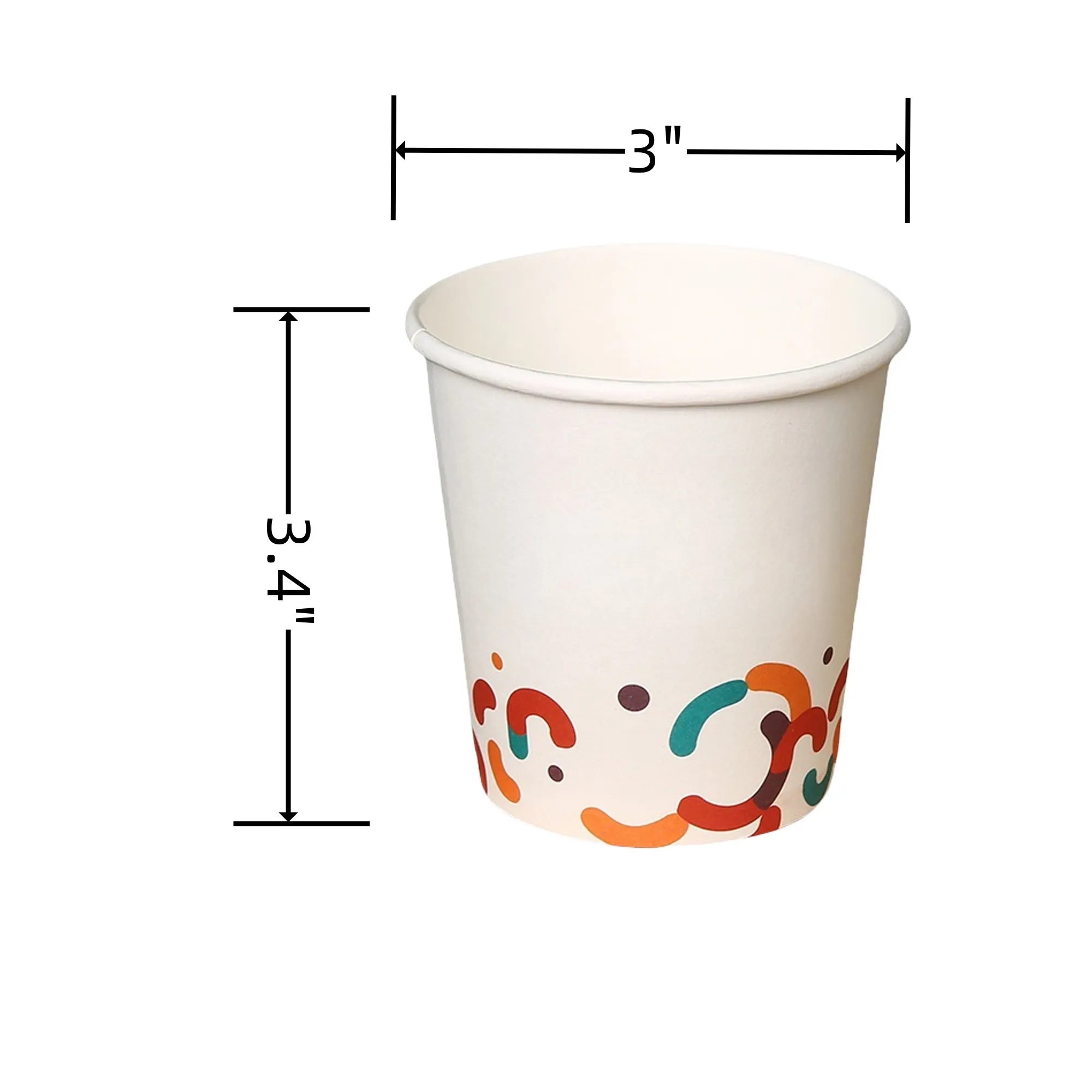 9oz Disposable Paper Cups Can Be Customized 2
