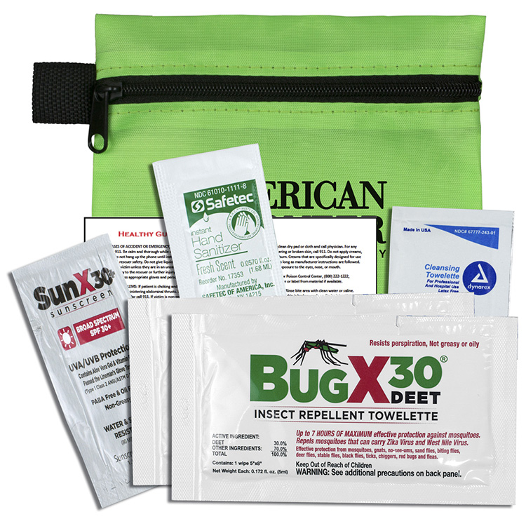 'Stay Safe Kit' 5 Piece Insect Repellent Kit in Zipper Pouch 18