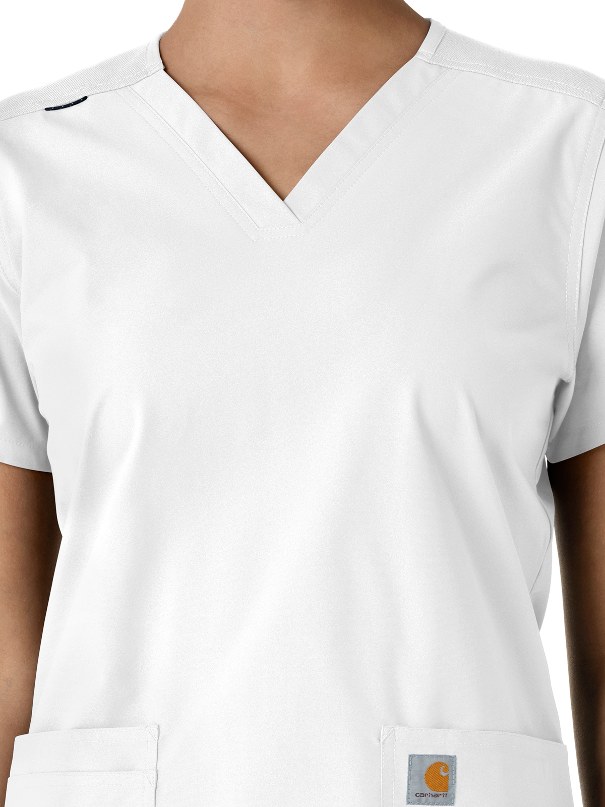 Carhartt - Force Essentials - Women's Four-Pocket V-Neck Knit Panel Top 44