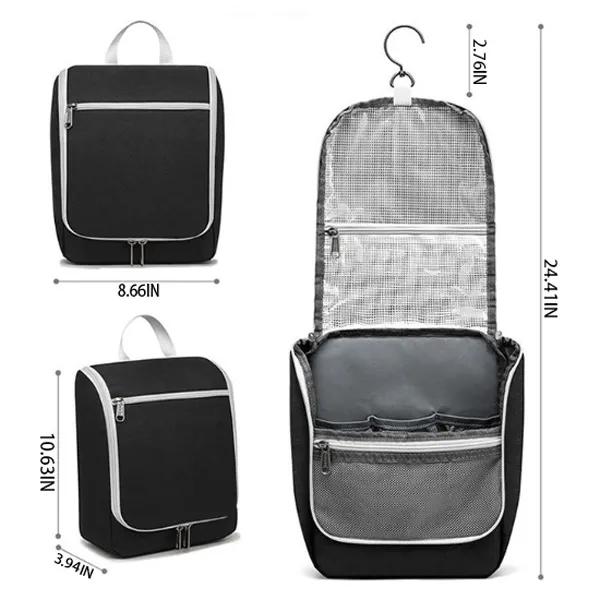 Portable Waterproof & Dry Compartment Cosmetic Bag 9