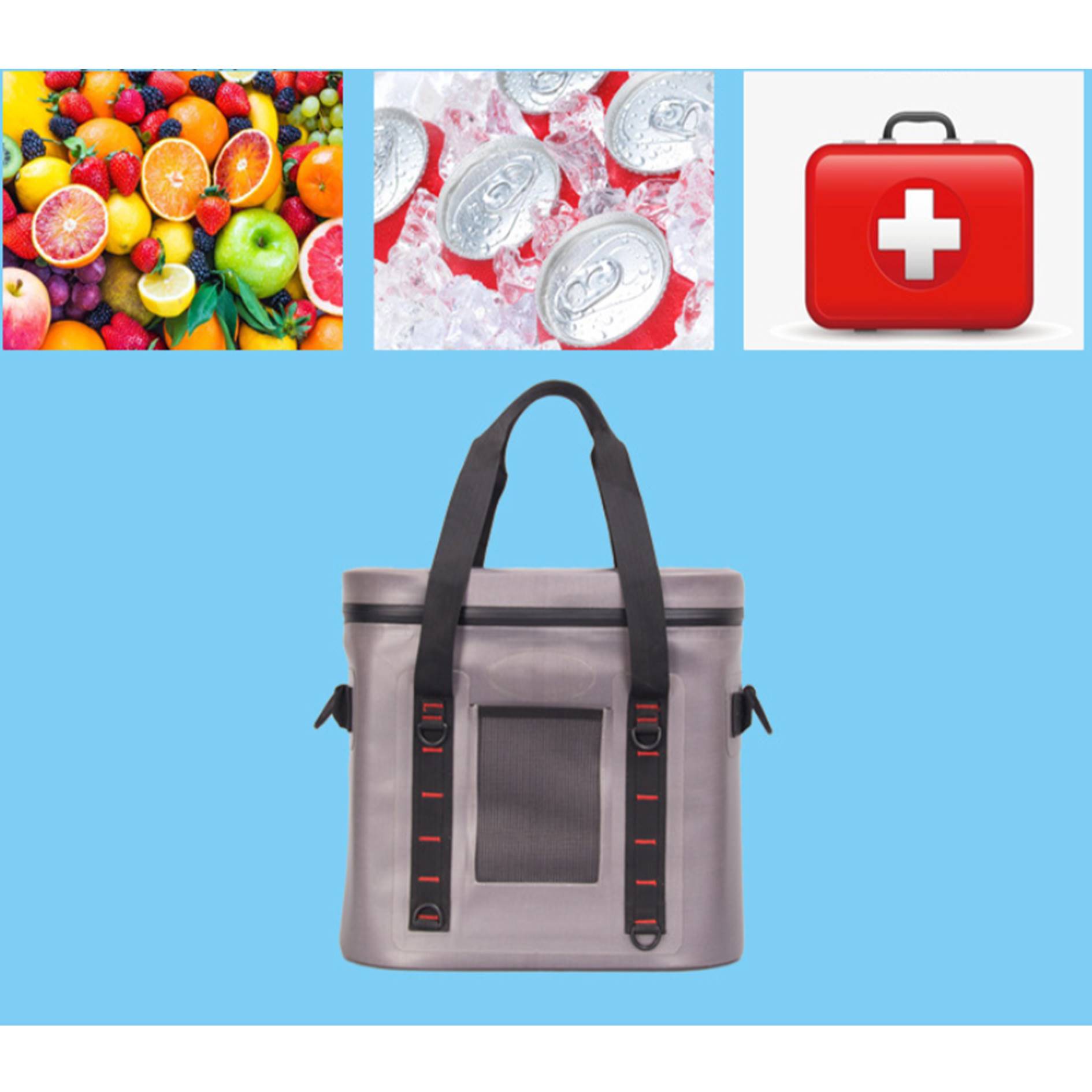 Camping Lunch Waterproof Cooler Bag 3