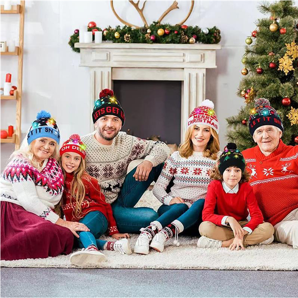 Christmas LED Knitted Hat 2