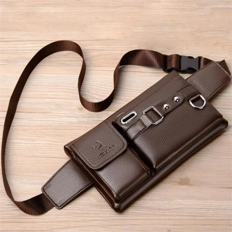 PU Leather Chest Bag 3