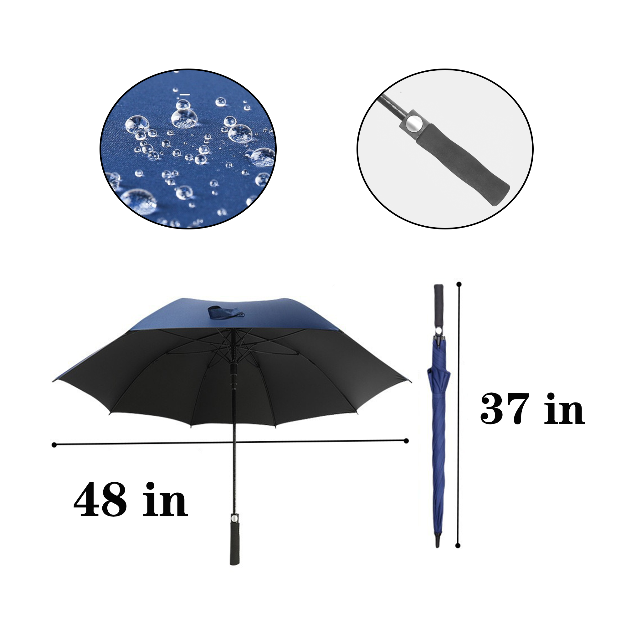 Long Handle Double Layer Business Gift Umbrella 2