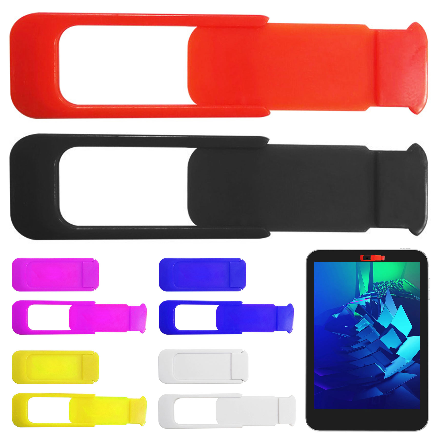 Plastic Privacy Security Slide Camera Cover Webcam Sticker 1