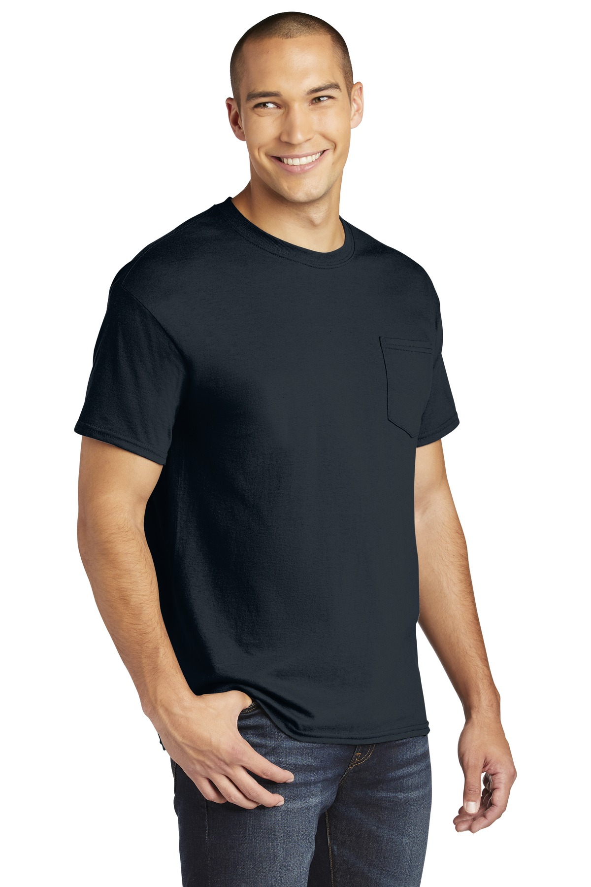 Gildan Heavy Cotton 100% Cotton Pocket T-Shirt. 5300 16
