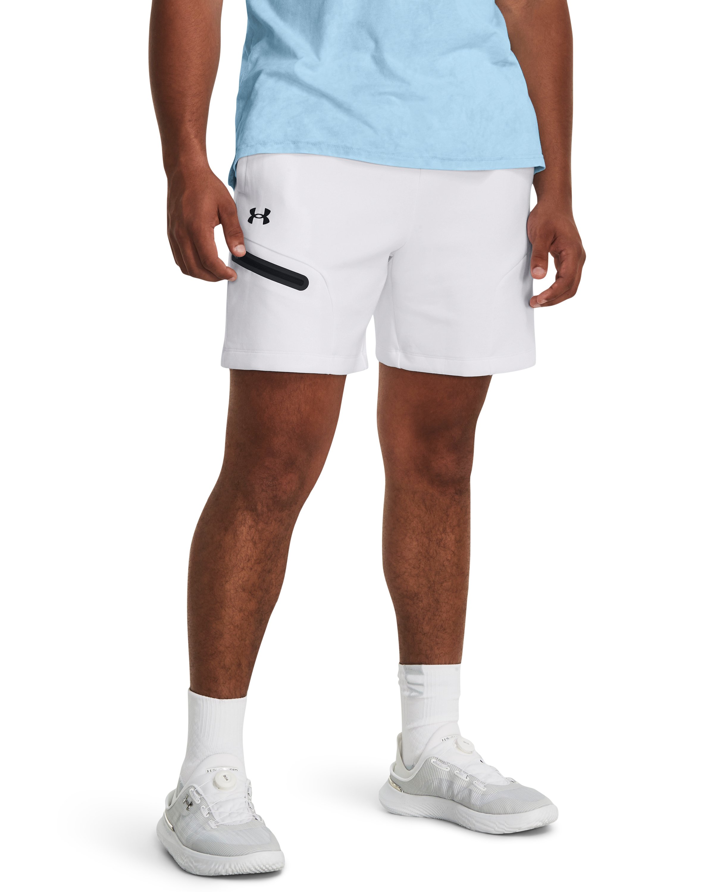 UA Unstoppable Fleece Men's 7 Shorts 6