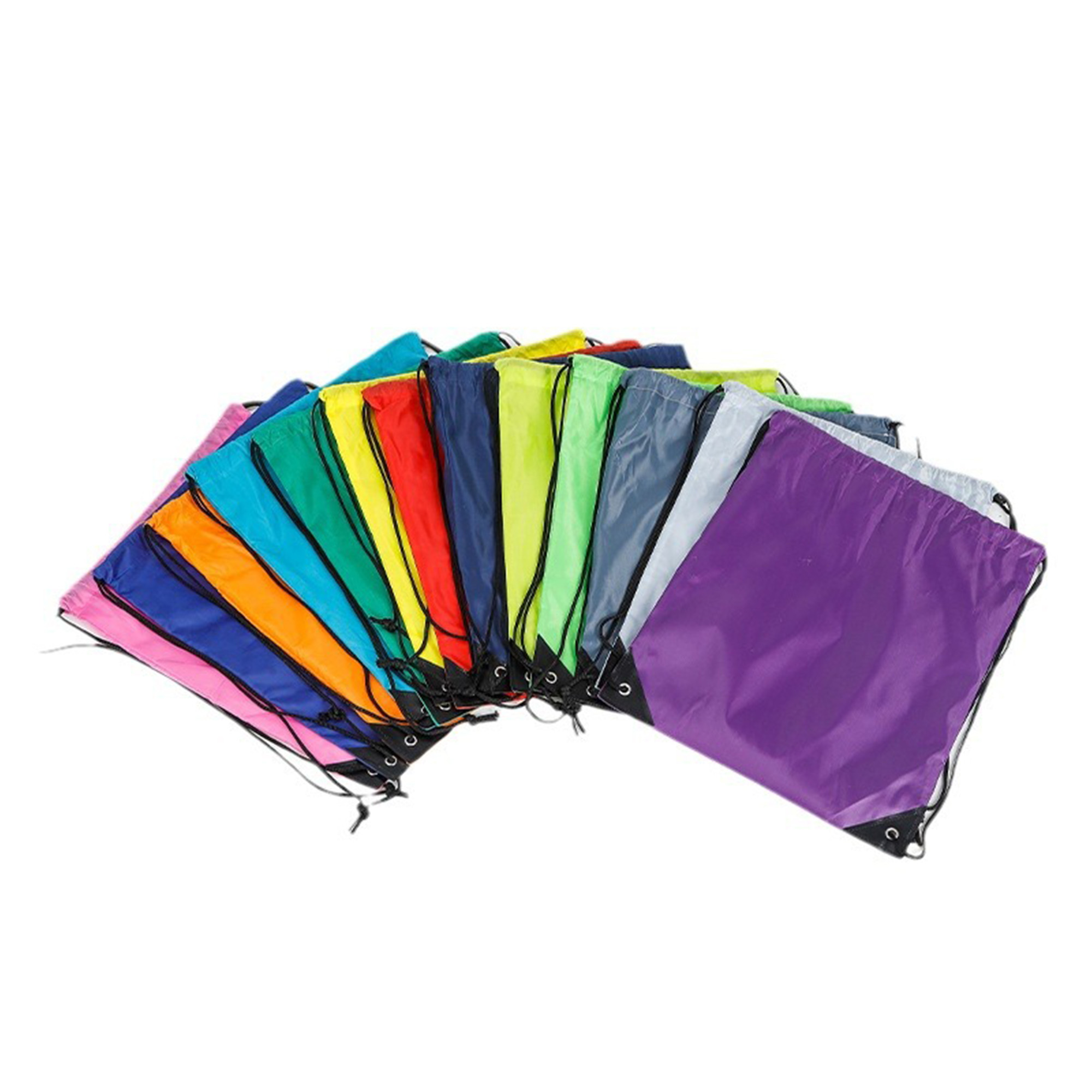 210D Polyester Drawstring Backpack for Party Gym Sport Trip 2