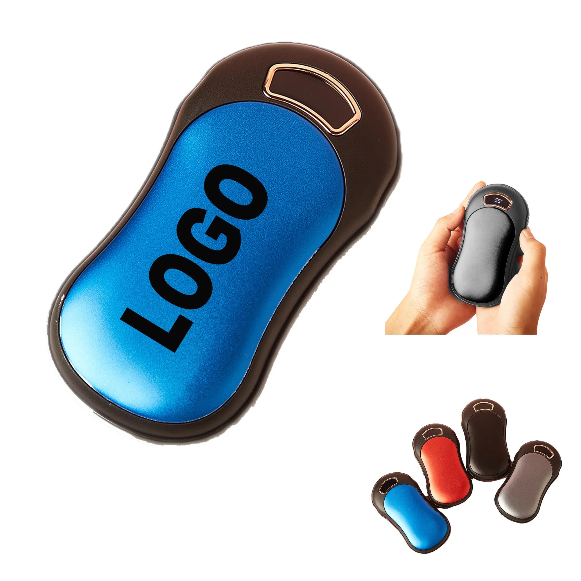 7000mAh Digital Display Hand Warmer Power Bank 2