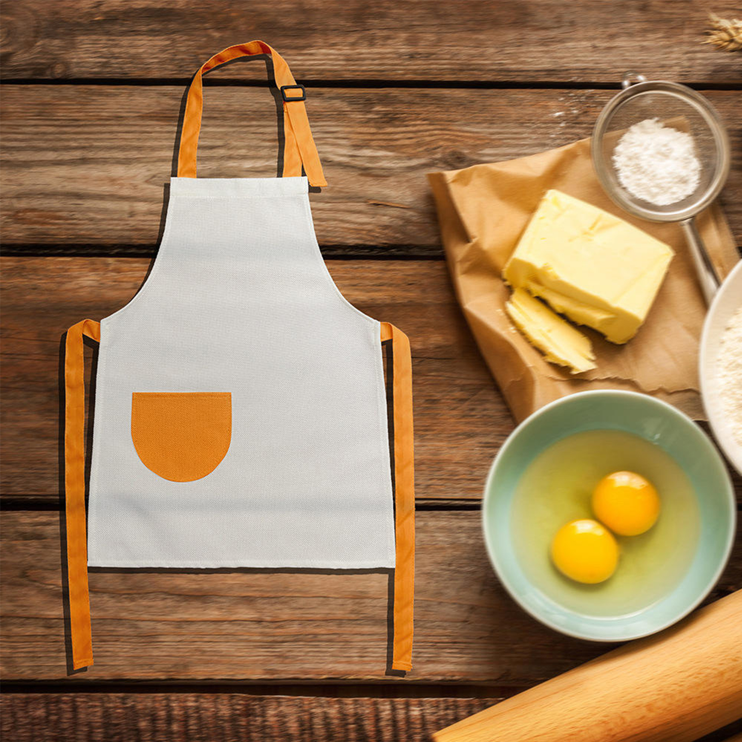 Adjustable Sublimation Apron w/ Pockets 3
