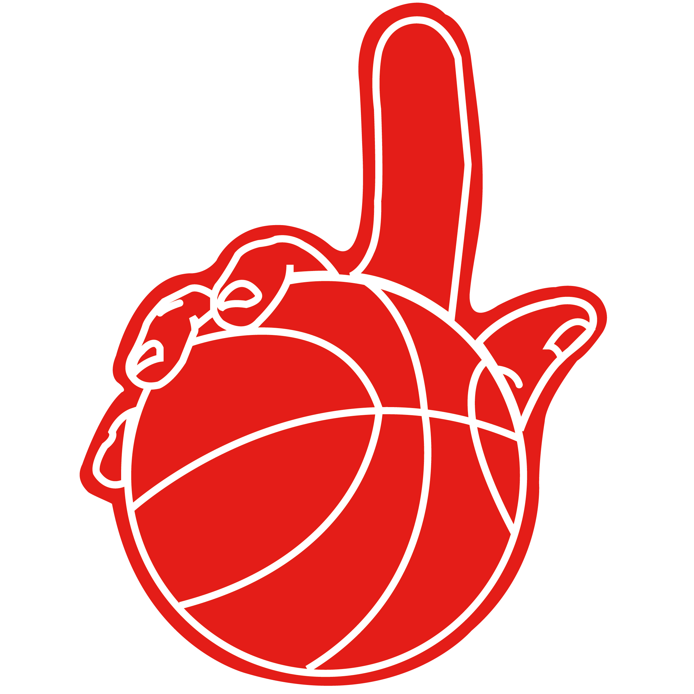 Large Basketball Hand 34