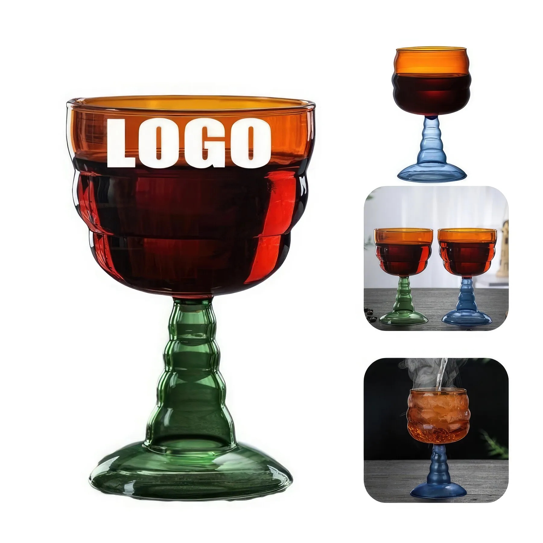 11.8 OZ. Glass Wine Champagne Gift Drinking Goblet Cup 4