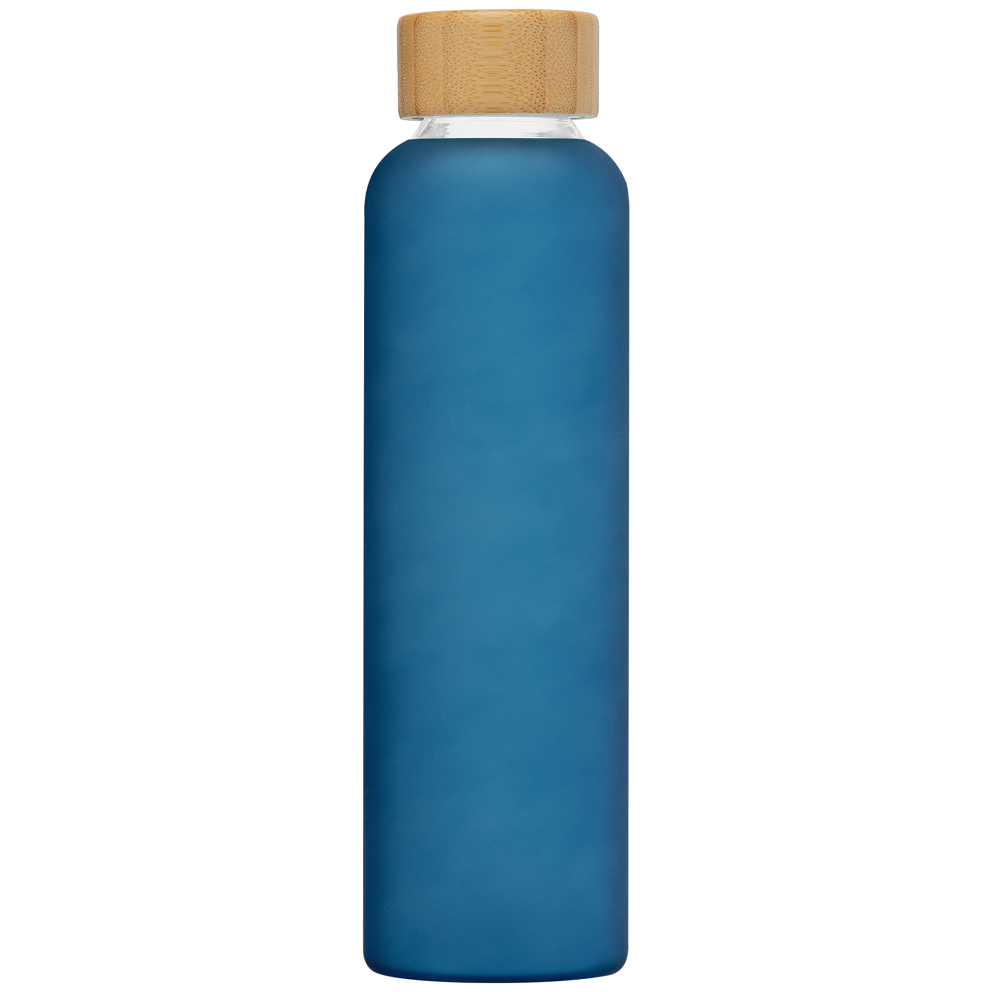 Lucerne - 20 oz. Frosted Borosilicate Glass Bottle with Bamboo Lid 13