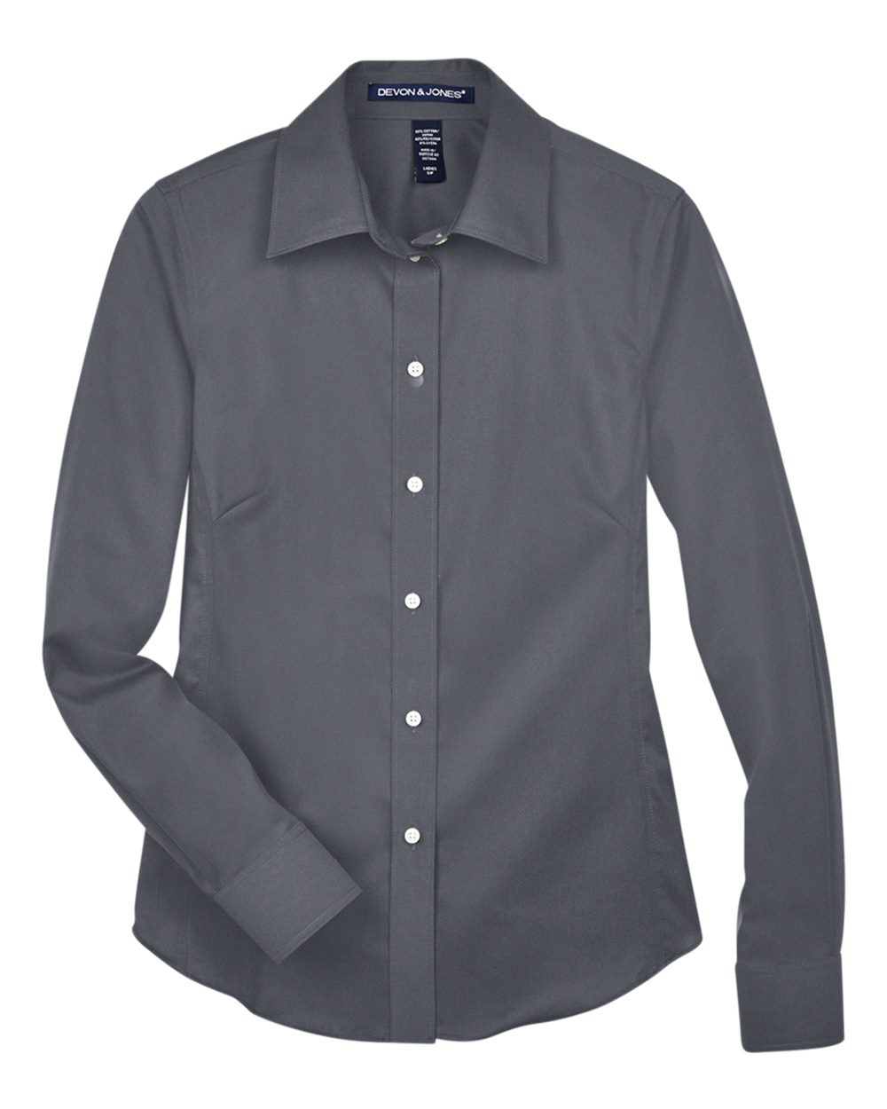 Women's Crown Collection® Solid Stretch Twill Woven Dress Shirt - DG530W 5