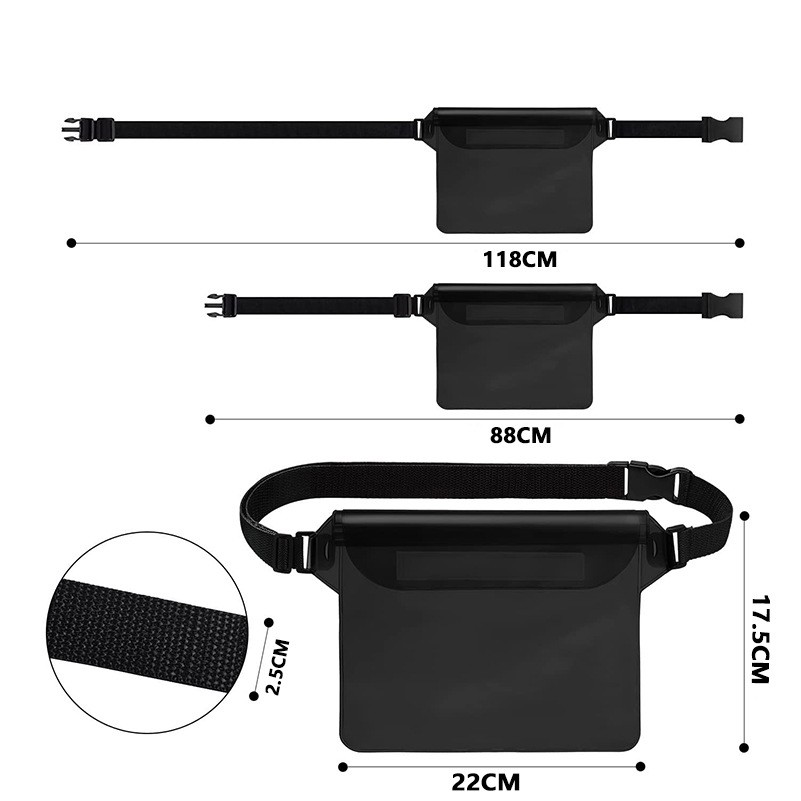 Waterproof PVC Waist Bag with Adjustable Strap 4