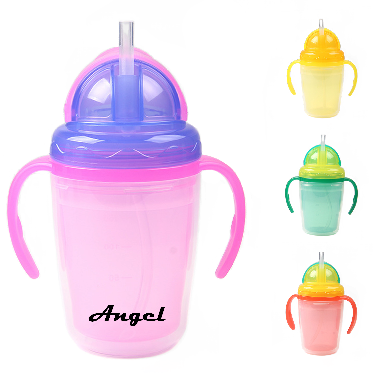 8Oz Double Insulated Straw Cup 2