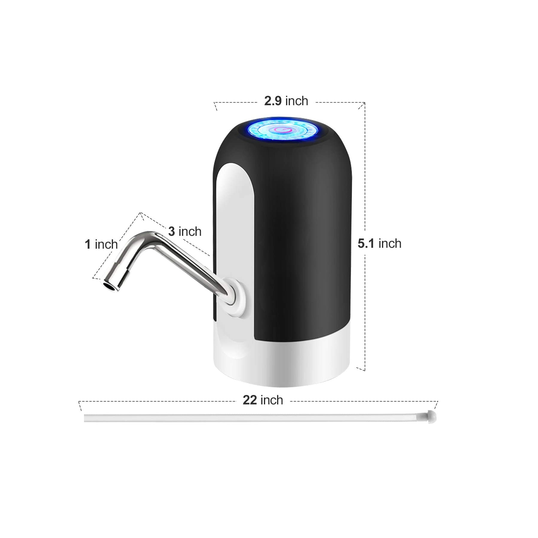 USB Charging Water Bottle Pump 3