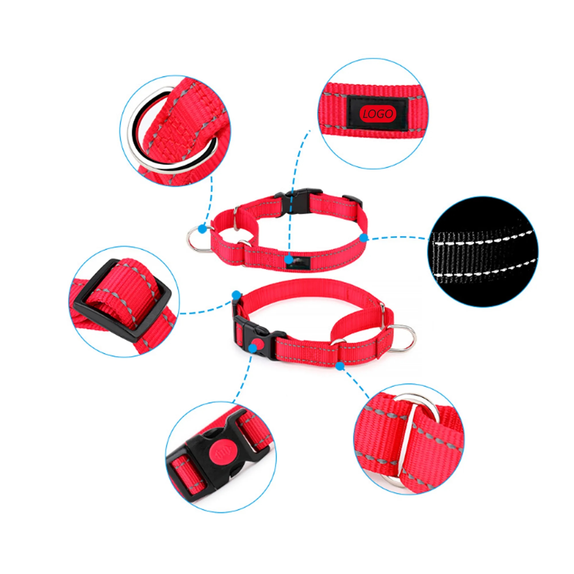 0.8"W Pet Collars 3
