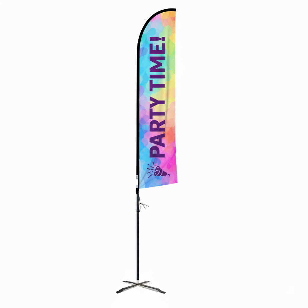 Flex Banner™ Evo™ Feather Flag Kit, Double-Sided - 15' Outdoor Banner 4