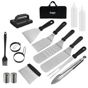 Griddle Accessories 15Pcs Flat Top Grill Tools Set 4