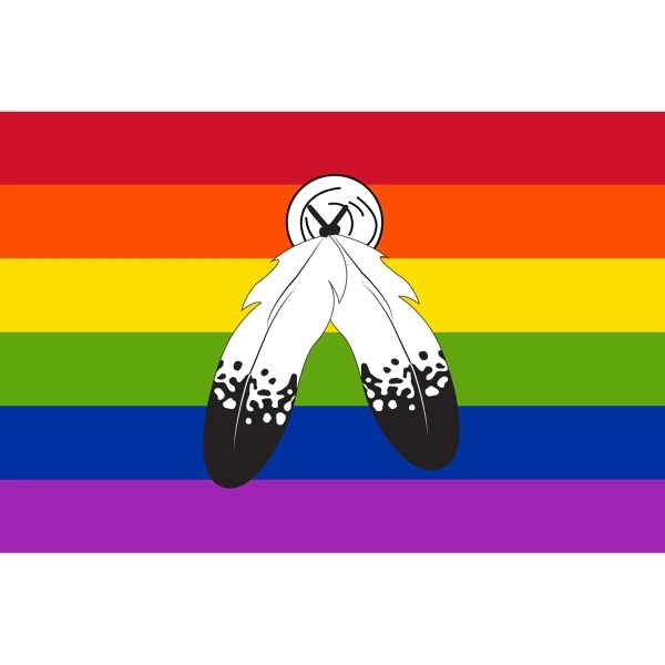 Two-Spirit Premium Car Flag 1
