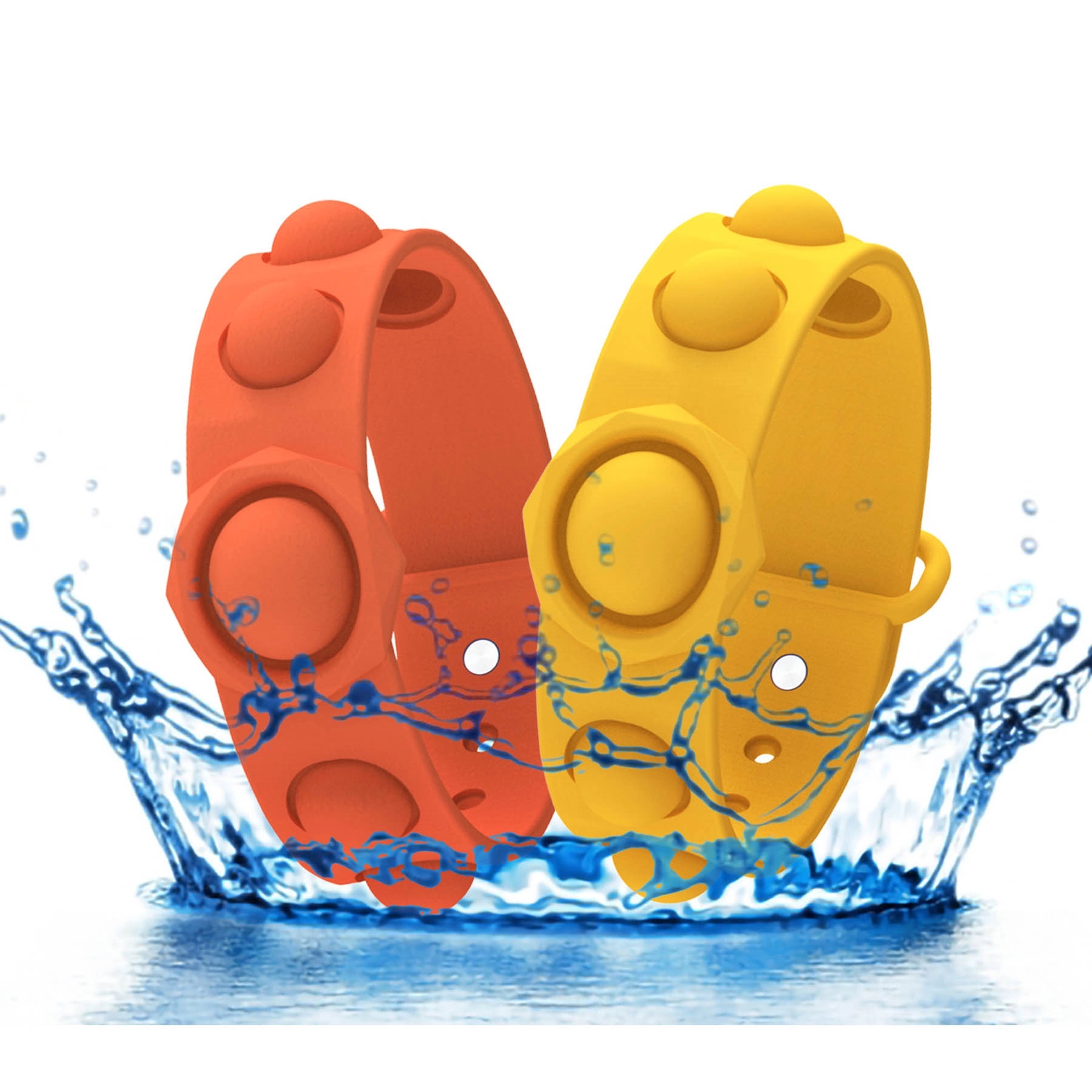 Colorful Push Bubble Sensory Fidget Bracelet Toy Wristband 10