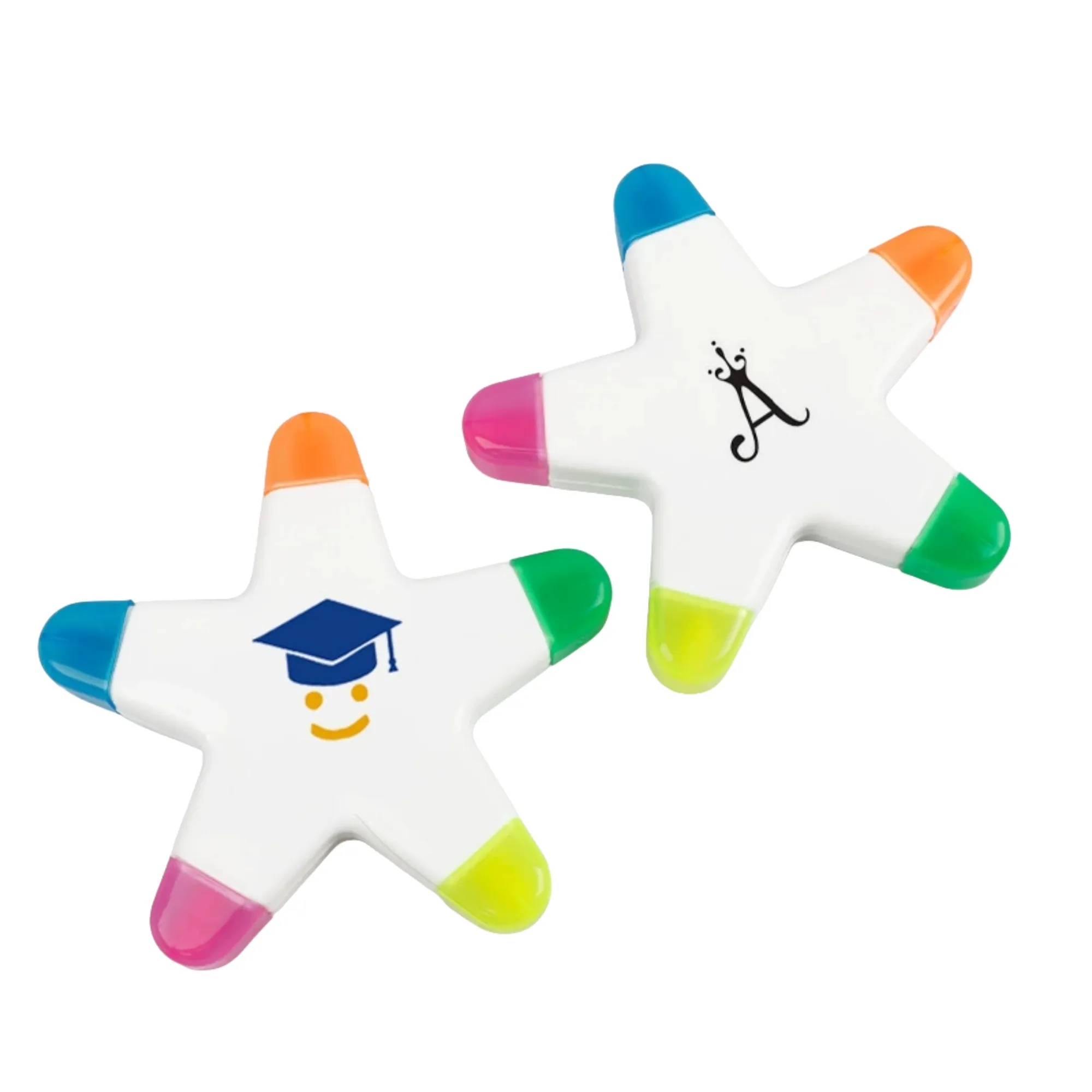 Star Shape 5 Color Highlighter Marker 6