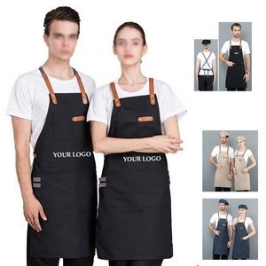 Polyester Cotton Apron with Pocket 4