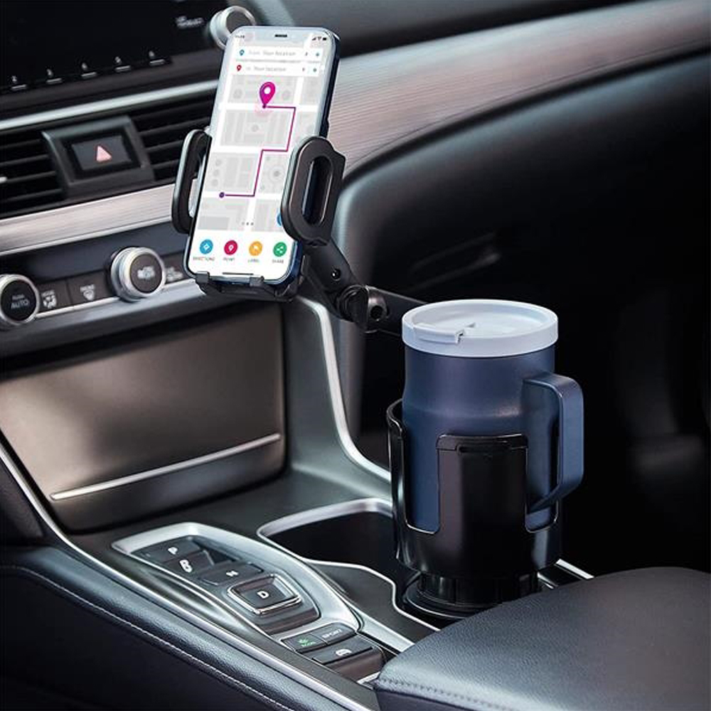 Car Cup Holder With Phone Mount 3