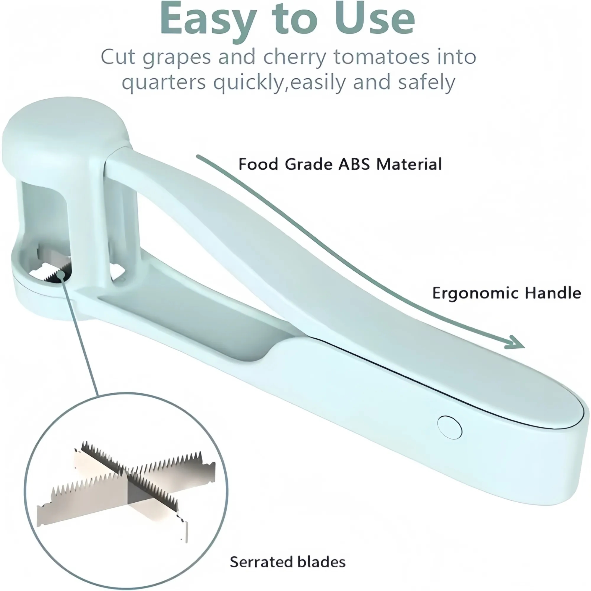 Grape slicer fruit divider 7