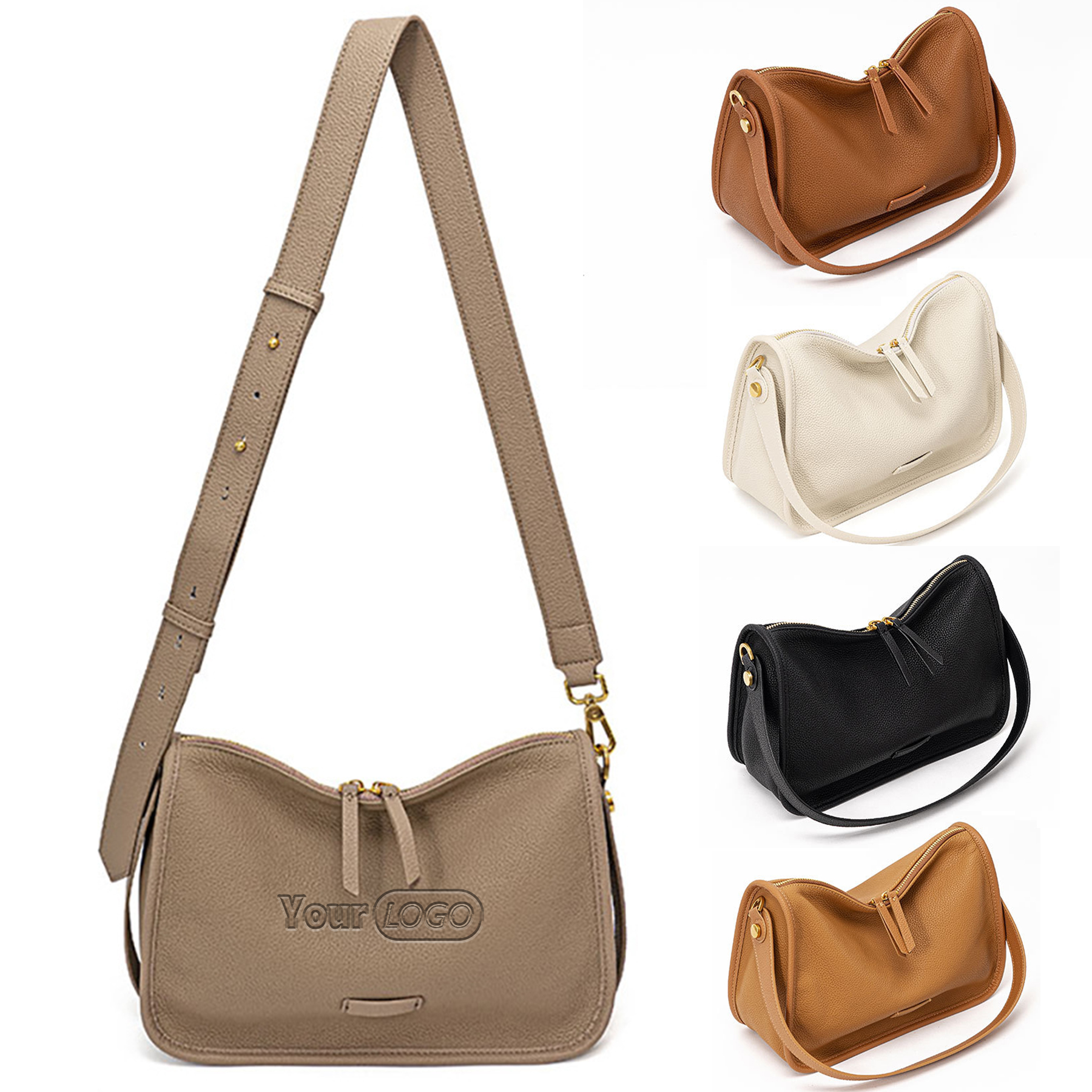 Women's Genuine Leather Crossbody Purse for Women 1