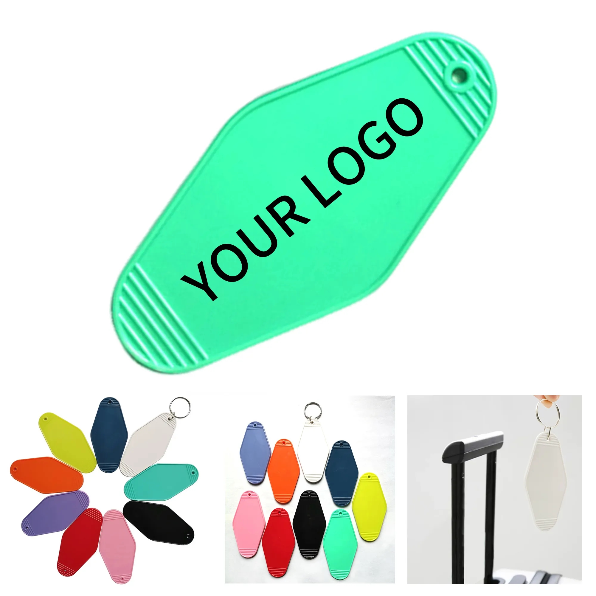 3.5 Inch Keychain Luggage Tag Compact for Travel 2