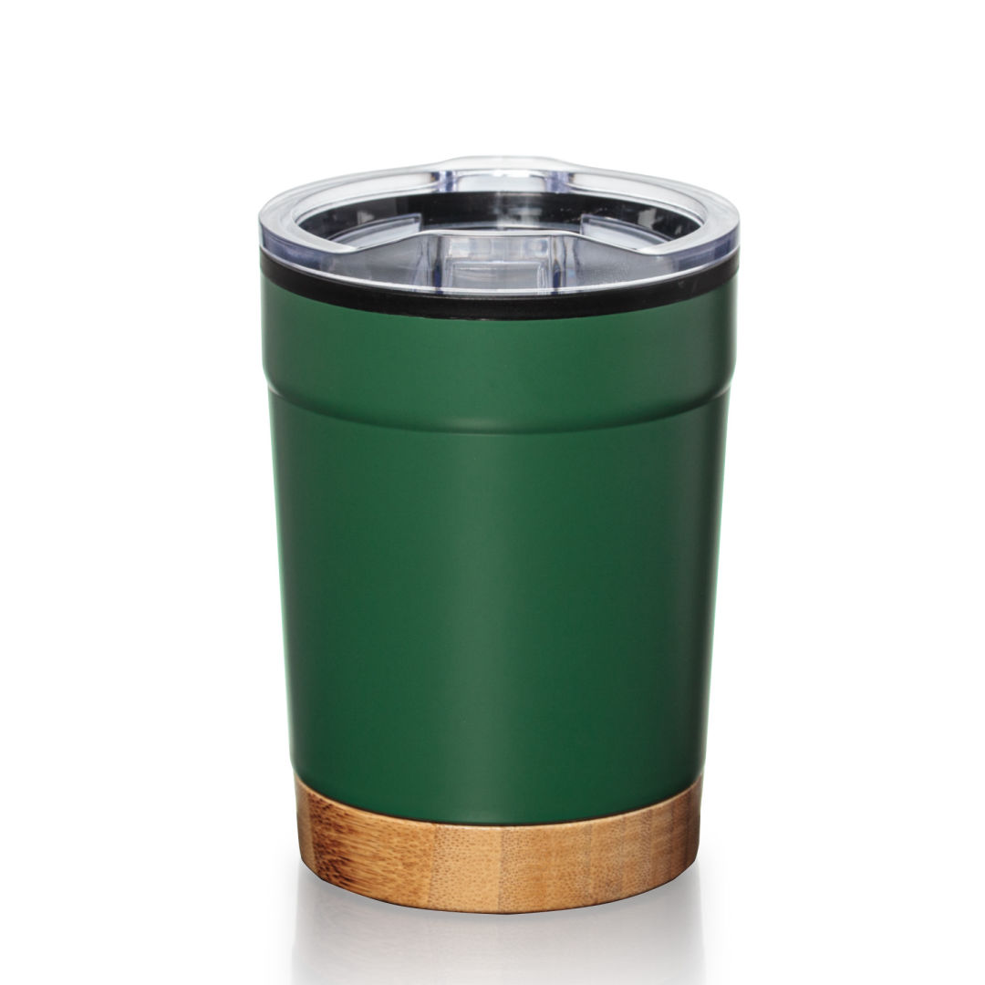 Eduardo Double Wall Tumbler w/Bamboo Base - 12oz 14