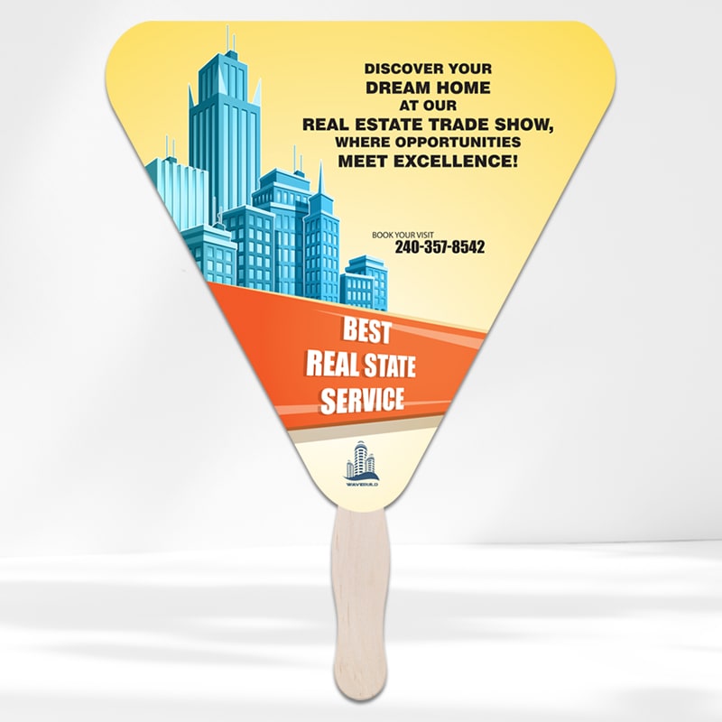 Triangle Hand Fans 5