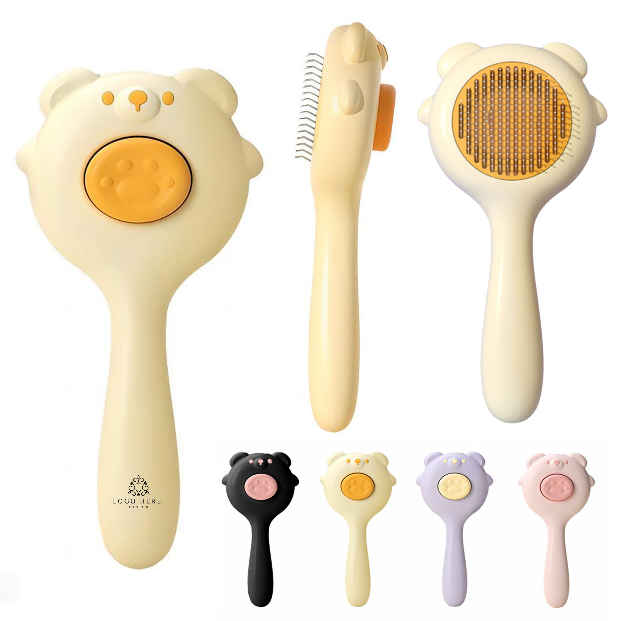 One Click Self Cleaning Pet Comb 2