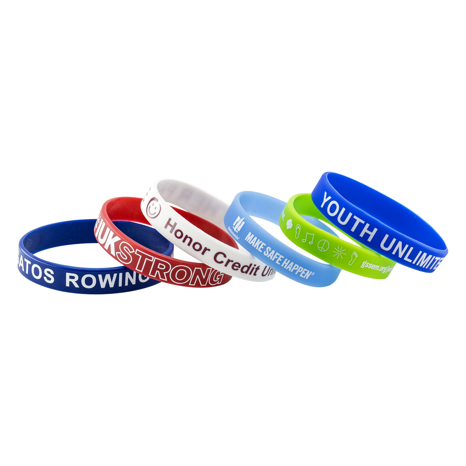 Printed Silicone Awareness Bracelets 3